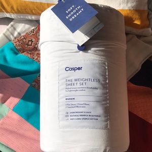 SOLD. NEW CASPER Weightless Sheet Set QUEEN